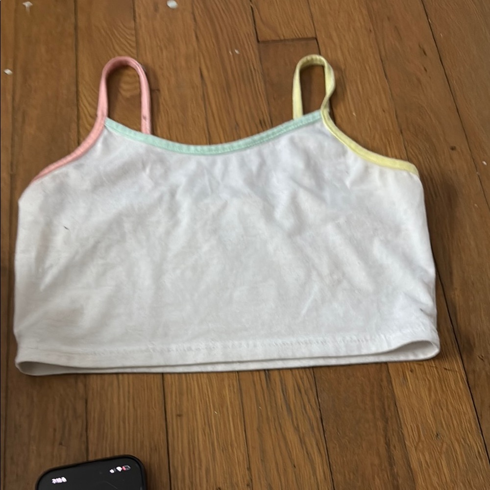 Kids Colorful Strap Tank Top